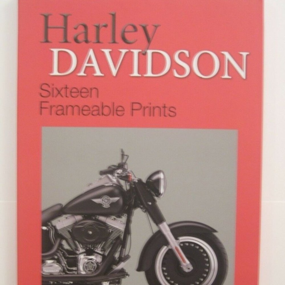 Metro Books Harley Davidson Motorcycle 16- FRAMEABLE Prints NEW Great Gift